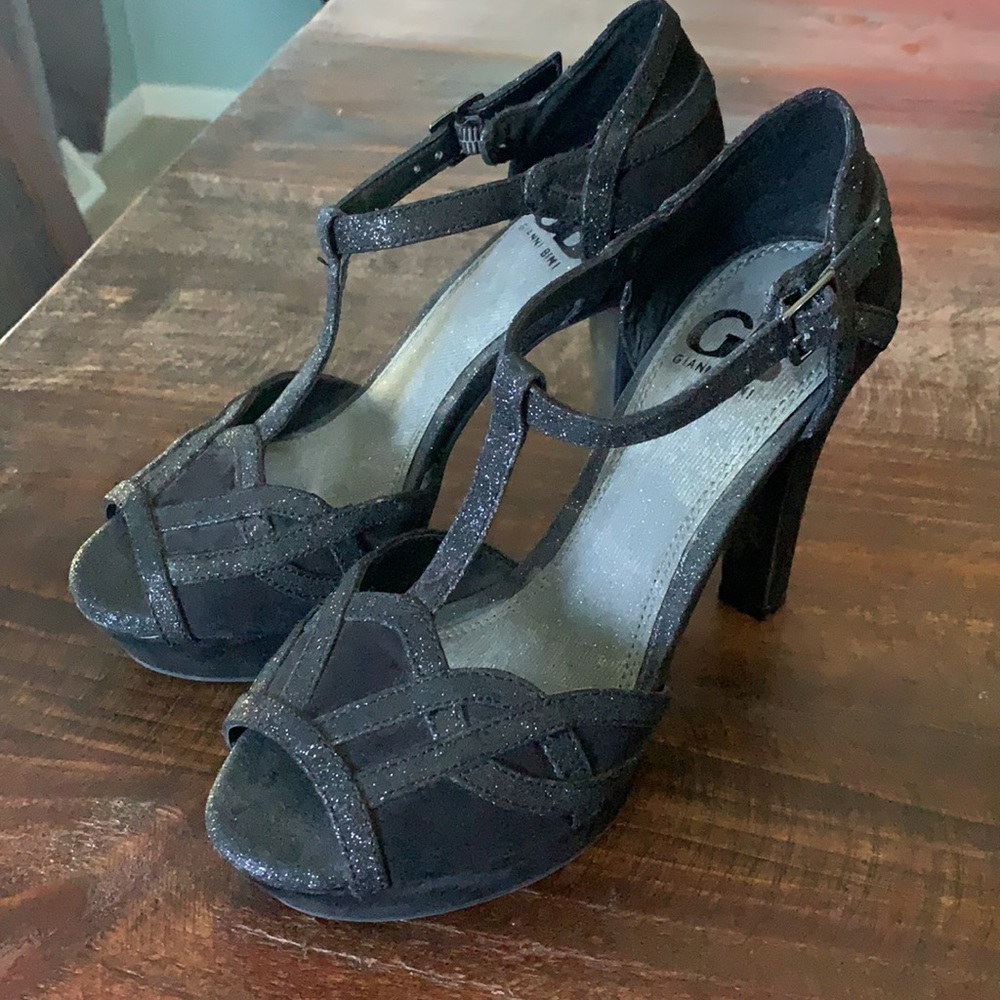 Black Gianni Bini Thick Heels